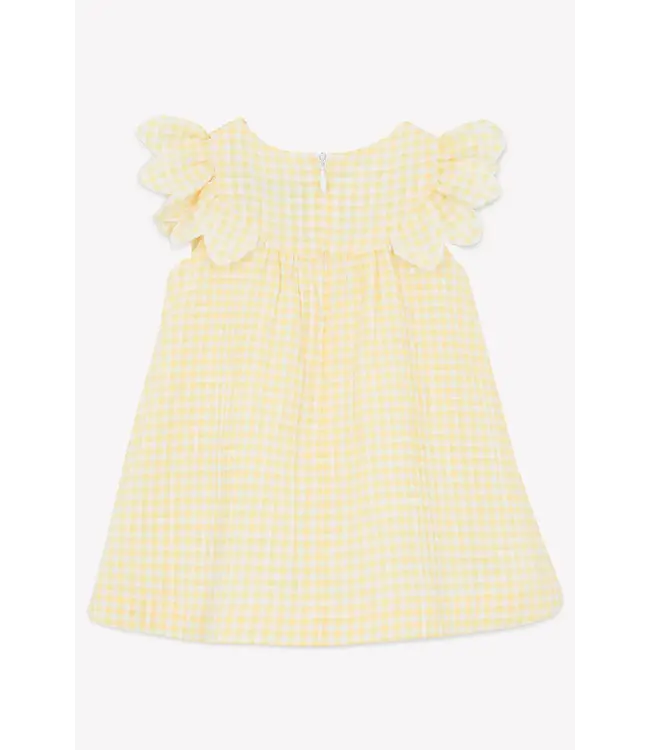 Tartine et Chocolat Tartine et Chocolat - Jurk Vichy Geel