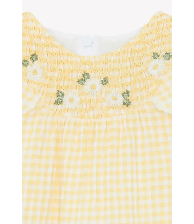 Tartine et Chocolat Tartine et Chocolat - Jurk Vichy Geel