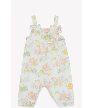 Tartine et Chocolat Tartine et chocolat - Jumpsuit ecru linnen flowers