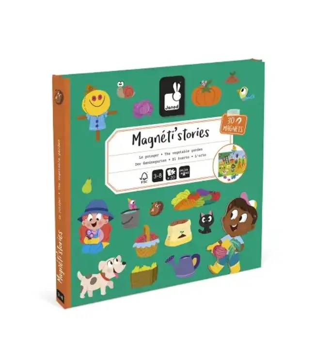 Janod Janod - Magneti Stories The vegetable garden
