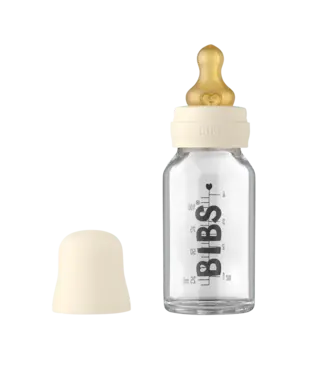 Bibs Bibs - Baby Glass Bottle Complete Set - Ivory
