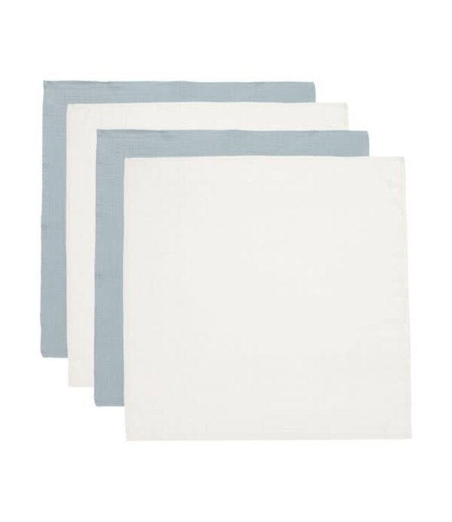 Jollein Jollein - Hydrofiele Doek Small 70x70cm Sea Green/Ivory (4pack)