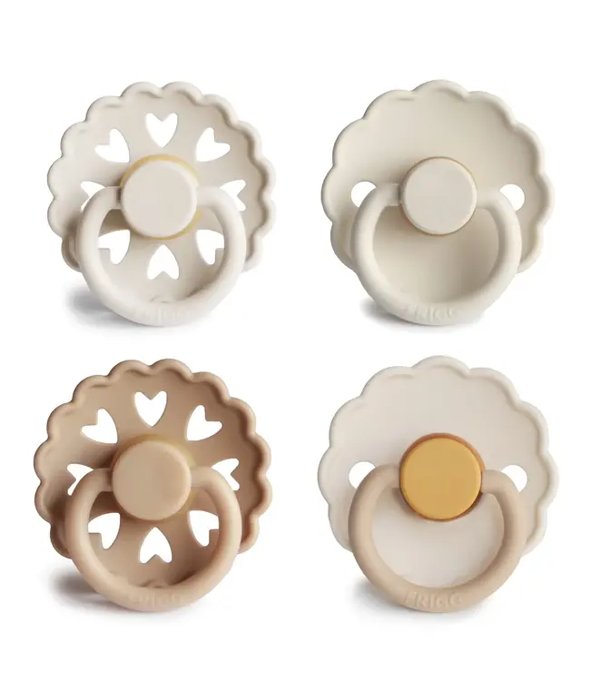 Frigg Frigg - Fopspeen 4-Pack - Natuurrubber - Snowflake Dream T1