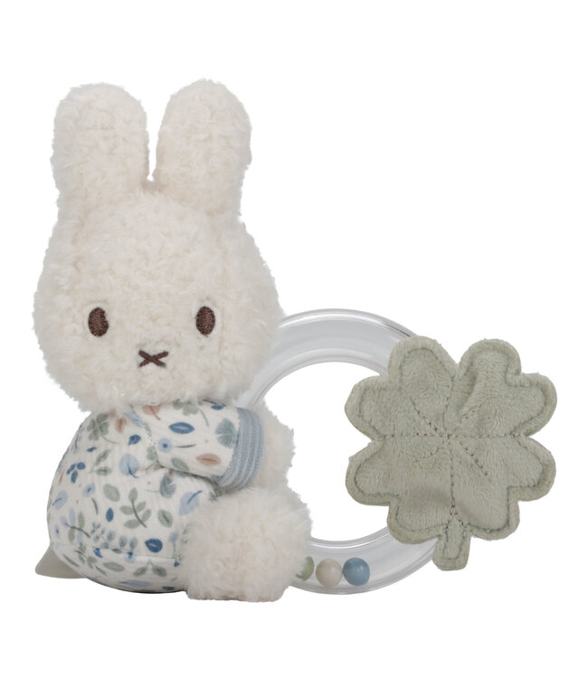 Nijntje - Miffy Nijntje x Little Dutch Ringrammelaar - Lucky Leaves GRS