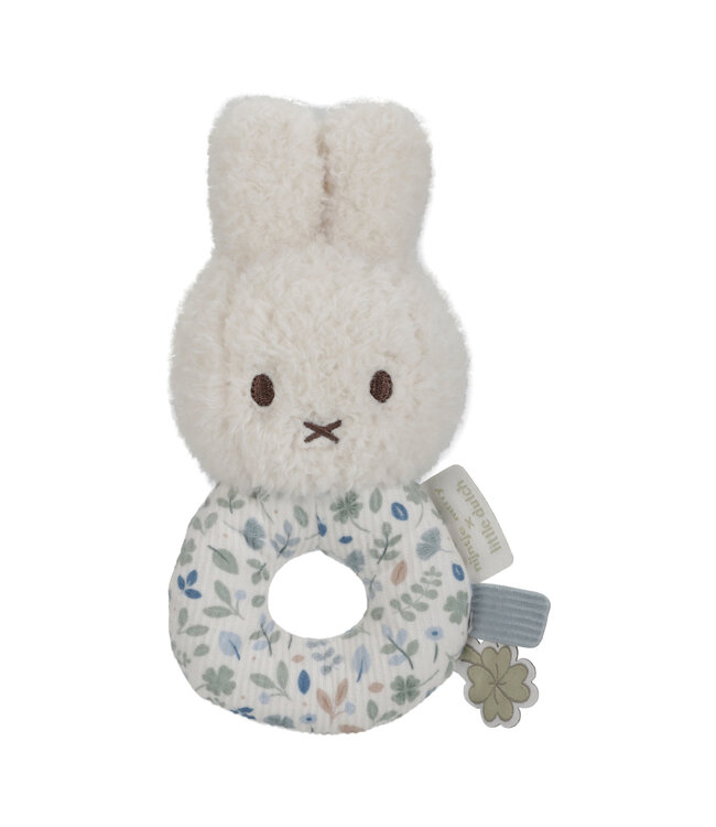 Nijntje - Miffy Nijntje x Little Dutch Rammelaar - Lucky Leaves GRS