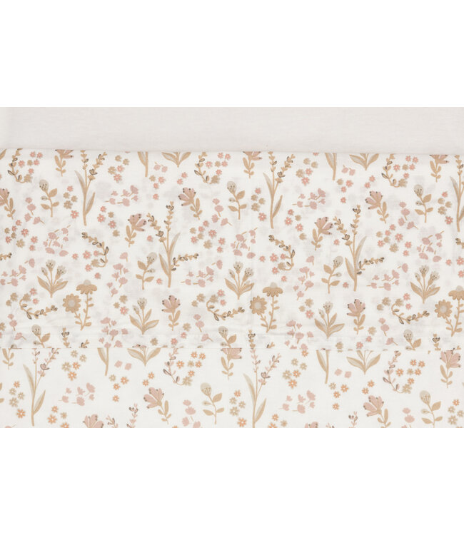Jollein Jollein - Laken Wieg 75x100cm Bloomy