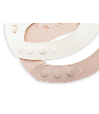 Jollein Jollein - Slab Siliconen Lovely Birds 2-pack