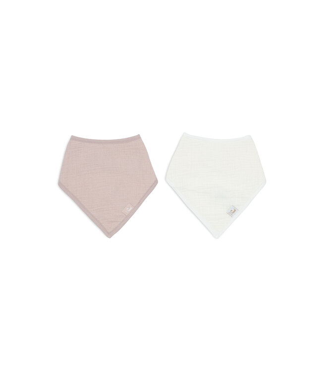 Jollein Jollein - Slab Bandana Hydrofiel Wild Rose/Oatmeal (2pack)