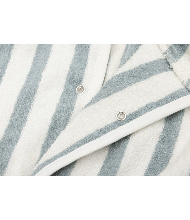 Jollein Jollein - Badjas 1-2 year Stripe Terry Sea Green GOTS