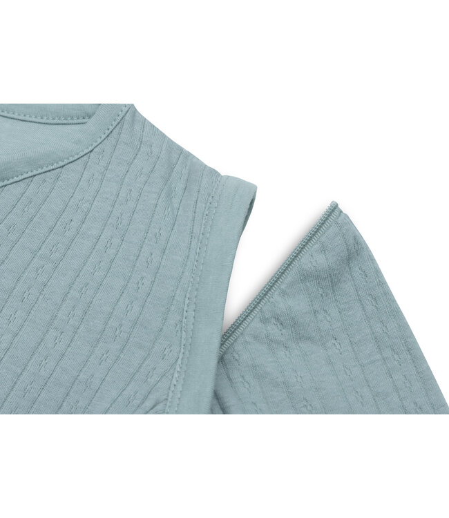 Jollein Jollein - Slaapzak Newborn Zomer Afritsbare Mouw Rond 60cm Ajour Sea Green