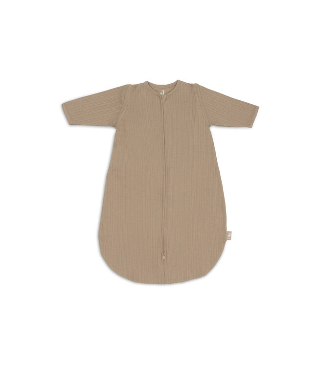 Jollein Jollein - Slaapzak Zomer met Afritsbare Mouw Rond 90cm Ajour Biscuit