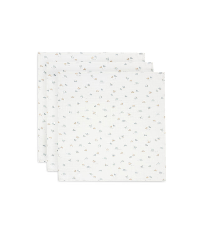 Jollein Jollein - Hydrofiele Doek Small 70x70cm On The Go (3pack)