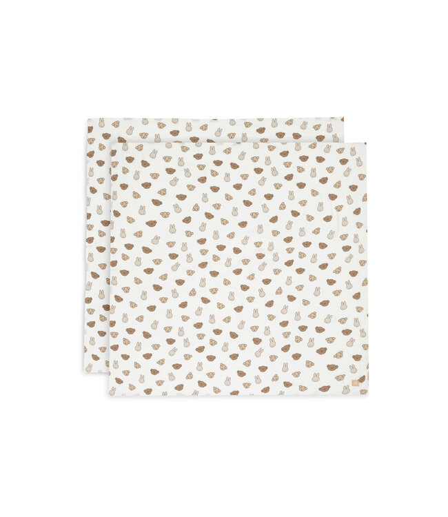 Jollein Jollein - Hydrofiele Doek Large 115x115cm Miffy and Friends (2pack)