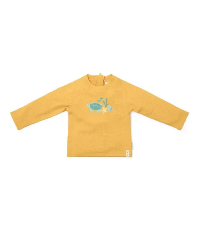 Little Dutch Little Dutch - Zwemshirt lange mouwen Seashells Sunny Yellow