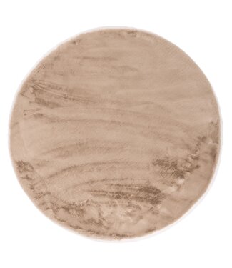 Karpi Karpi - Tapijt Rond Taupe (13), 160 Cm