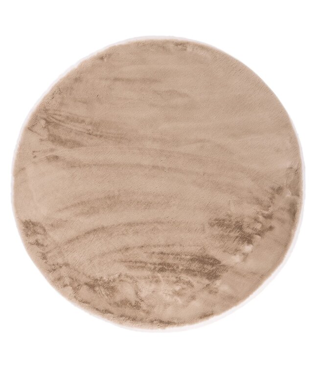 Karpi Karpi - Tapijt Rond Taupe (13), 120 Cm