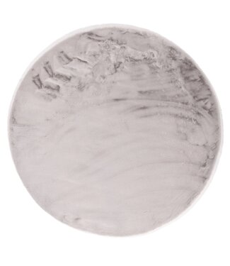 Karpi Karpi - Tapijt Rond Lichtgrijs (21), 160 Cm