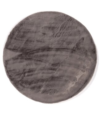 Karpi Karpi - Tapijt Rond Grijsbruin (23), 80 Cm