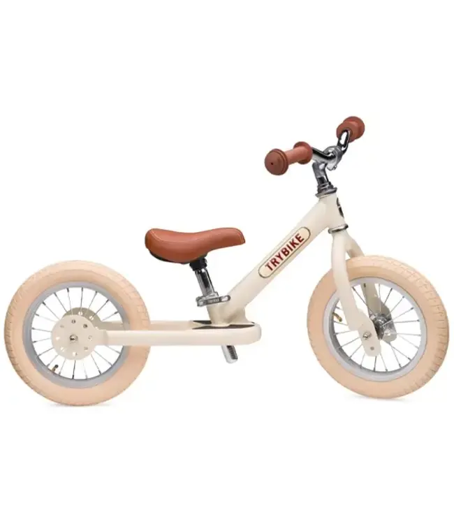 Trybike Trybike - Trybike Steel (tweewieler / deux-roues) vintage matt cream