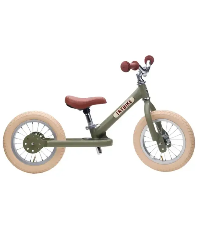 Trybike Trybike - Trybike Steel (tweewieler / deux-roues) vintage matt green