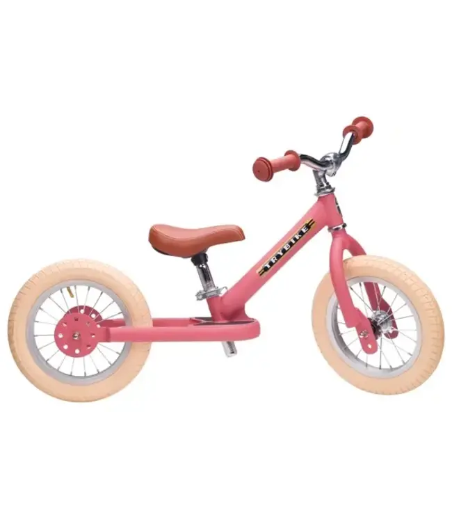 Trybike Trybike - Trybike Steel (tweewieler / deux-roues) vintage matt pink