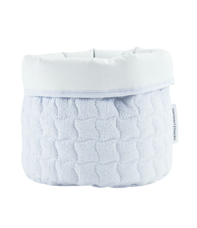 Theophile & Patachou Théophile & patachou - Blue Garden Party - Verzorgingsmand rond - Gewatteerd