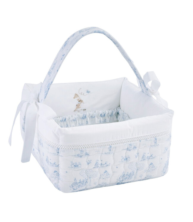 Theophile & Patachou Théophile & patachou - Blue Garden Party - Verzorgingsmand - Gewatteerd gedrukt