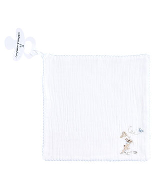 Theophile & Patachou Théophile & patachou - Blue Garden Party - Speenhouder vierkant tetra