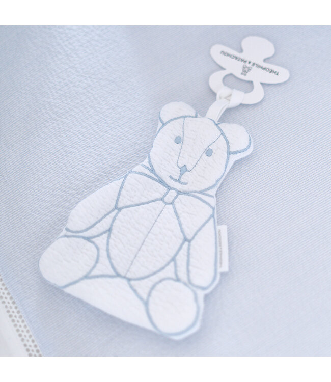 Theophile & Patachou Théophile & patachou - Blue Garden Party - speenhouder beer TP lichtblauw