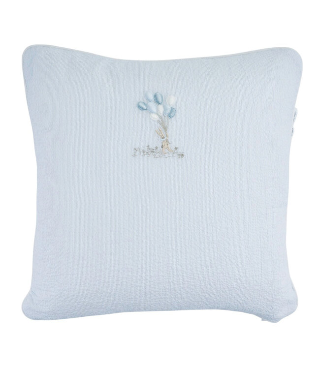 Theophile & Patachou Théophile & patachou - Blue Garden Party - Kussen geborduurd - Lijnen