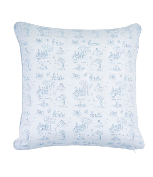 Theophile & Patachou Théophile & patachou - Blue Garden Party - Kussen - Gedrukt