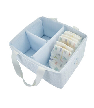 Theophile & Patachou Théophile & patachou - Blue Garden Party - Grote verzorgingsmand - Gewatteerd