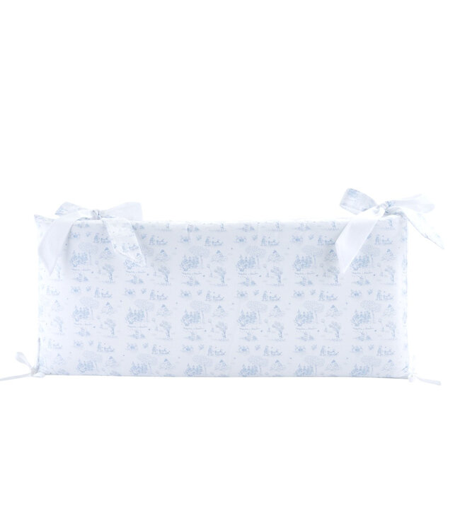 Theophile & Patachou Théophile & patachou - Blue Garden Party - Bedbeschermer 70cm - Katoen (70x70x70cm) H:30cm gedrukt