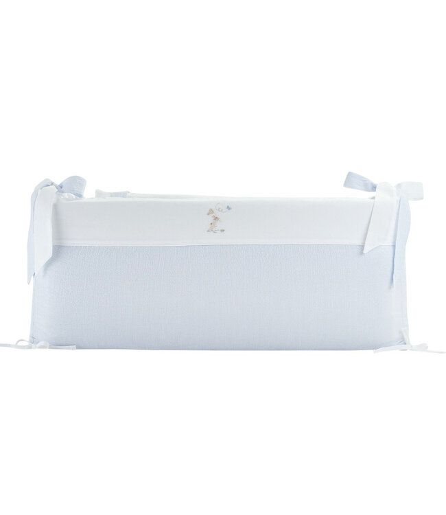 Theophile & Patachou Théophile & patachou - Blue Garden Party - Bedbeschermer 60cm - Katoen (60x60x60cm) H:30cm