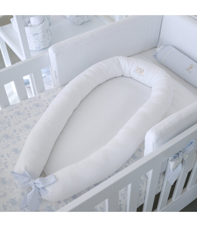 Theophile & Patachou Théophile & patachou - Blue Garden Party - Baby slaapnestje - Gewafeld