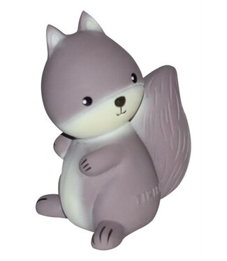 Tikiri Tikiri - BIJTRING - MIJN EERSTE BOSDIERTJE / EEKHOORN , in natuurlijk rubber, 0+