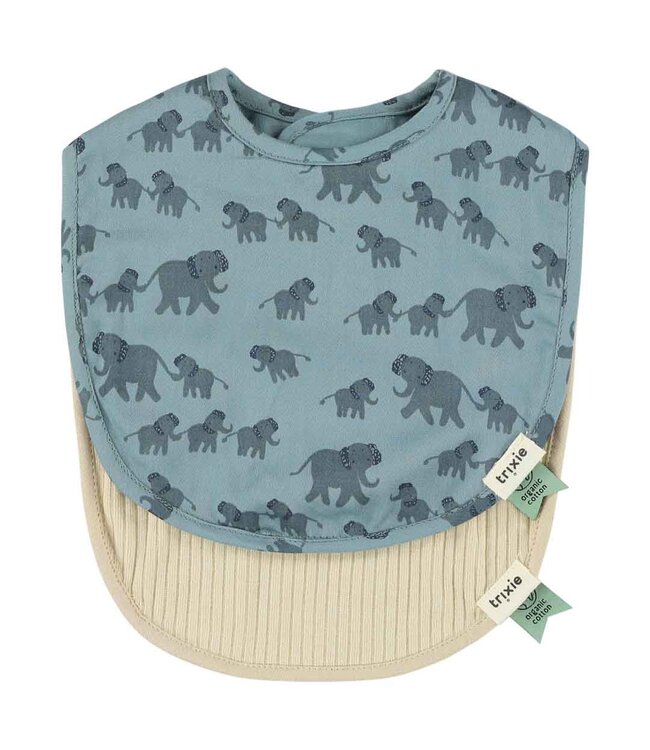 Trixie Trixie - Slabbetje 2-pack mix - Enchanting Elephant