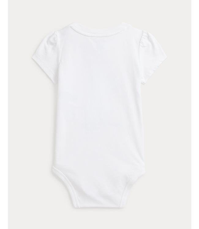 Ralph Lauren Ralph Lauren - Polo Bear Cotton Jersey Bodysuit White