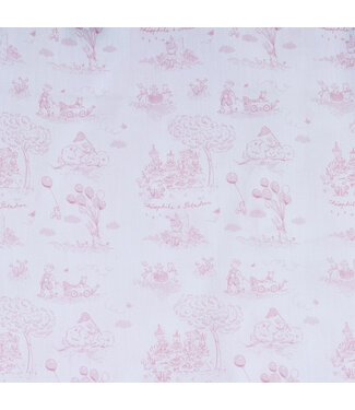 Theophile & Patachou Théophile & patachou - Pink Garden Party - Stof - Katoen geprint