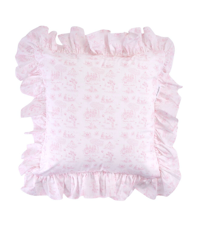 Theophile & Patachou Théophile & patachou - Pink Garden Party - Kussen volant Gedrukt