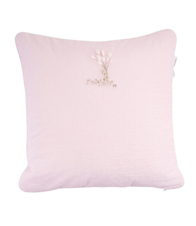 Theophile & Patachou Théophile & patachou - Pink Garden Party - Kussen geborduurd - Lijnen