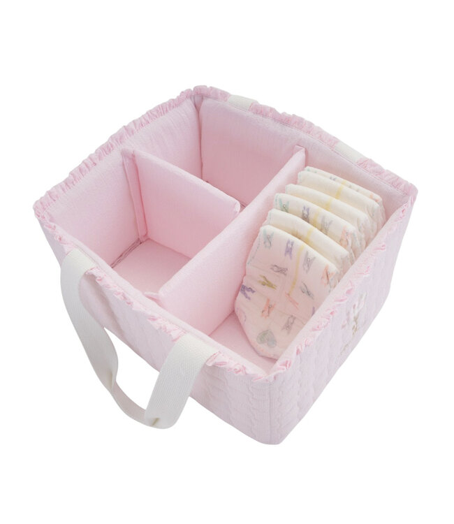 Theophile & Patachou Théophile & patachou - Pink Garden Party - Grote verzorgingsmand - Gewatteerd