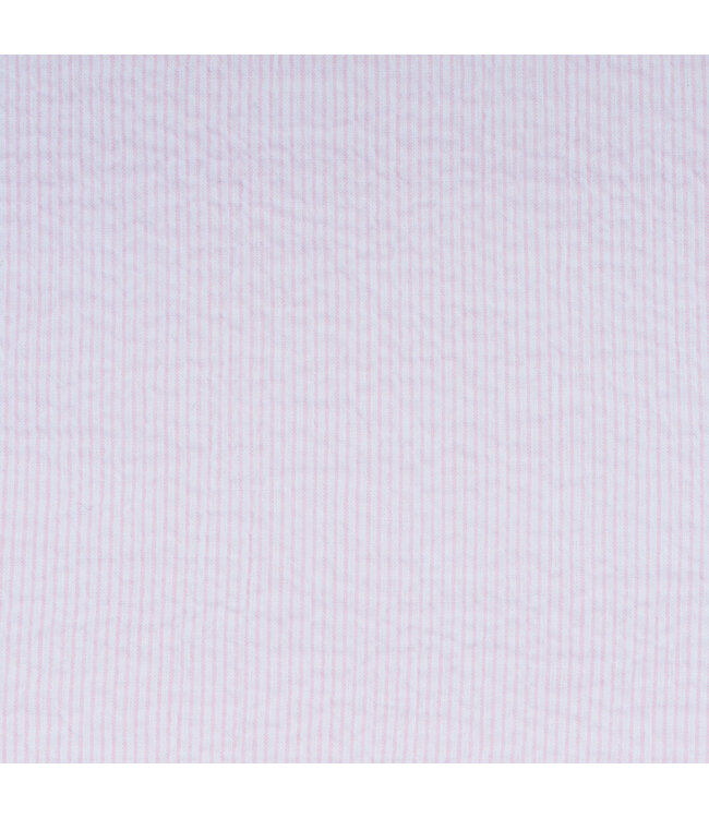 Theophile & Patachou Théophile & patachou - Pink Garden Party - Gestreepte seersucker-stof 100% katoen