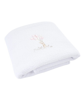 Theophile & Patachou Théophile & patachou - Pink Garden Party - Doopdeken 65x80cm - Jersey