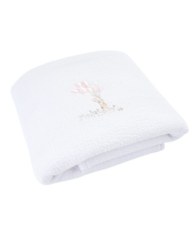 Theophile & Patachou Théophile & patachou - Pink Garden Party - Doopdeken 65x80cm - Jersey