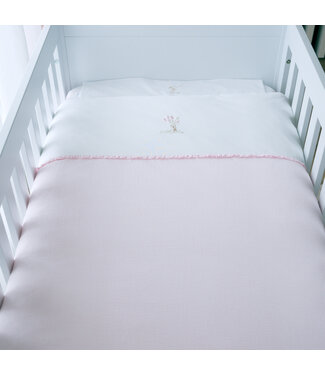 Theophile & Patachou Théophile & patachou - Pink Garden Party - Donsovertrek bed 100x135cm  + sloop