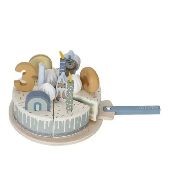 Little Dutch Toys Little Dutch Toys - LD Verjaardagstaart blauw FSC