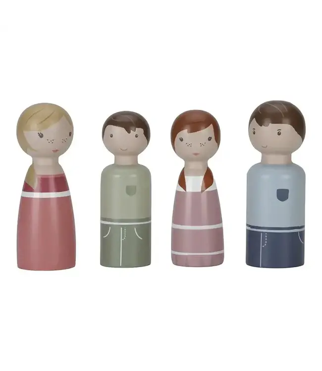 Little Dutch Toys Little Dutch Toys - Aanvulset poppenhuis familie Rosa FSC