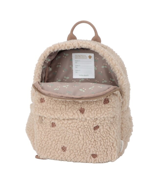 Little Dutch Toys Little Dutch Toys - Teddy Rugzakje Taupe