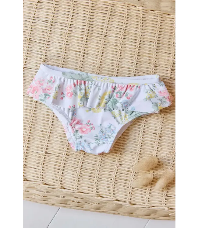 Tartine et Chocolat Tartine et Chocolat - Zwembroek meisje - Ecru bloemenprint